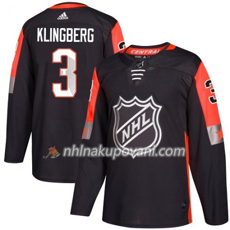 Dallas Stars Dresy John Klingberg 3 2018 NHL All-Star Central Division Adidas Černá Authentic - Pánské Dallas Stars Dresy John Klingberg 3 2018 NHL All-Star Central Division Adidas Černá Authentic - Pánské